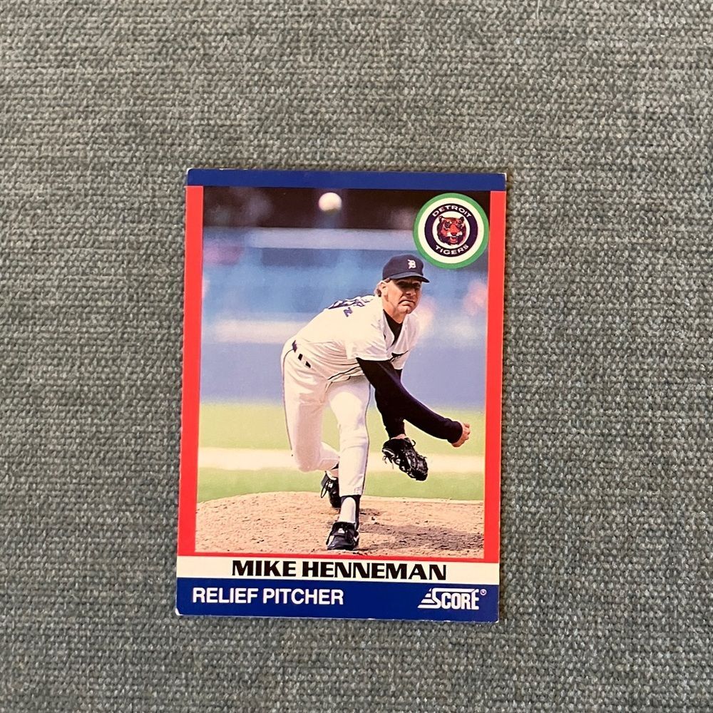 1991 Score Detroit Tigers Baseball Card Trading Card